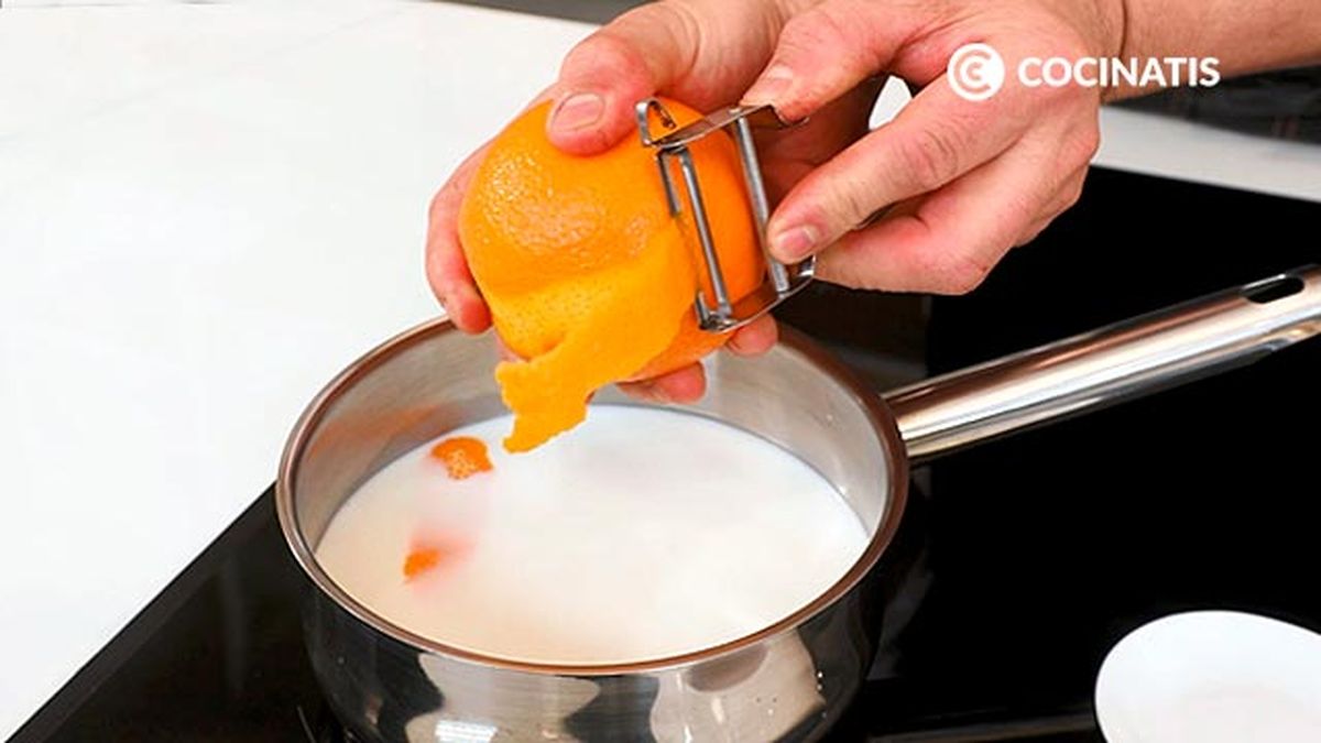 Receta de torrijas con miel  paso 1