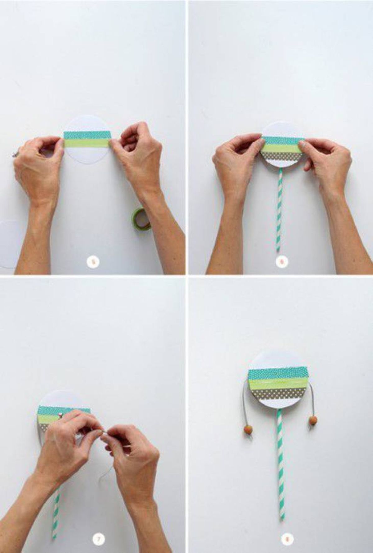 3 instrumentos materiales reciclados tamboril giratorio 2 pinterest Todo Manualidades