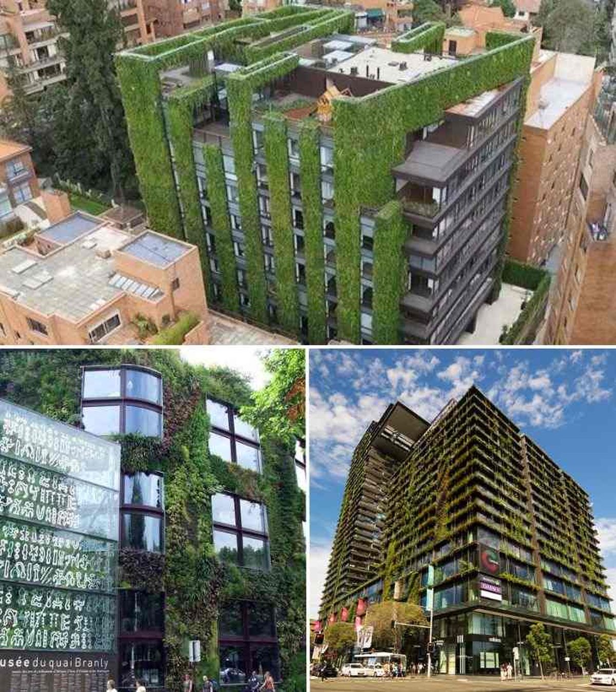 jardin vertical Edificio Santalaia Museo du Quai BranlyOne Central Park