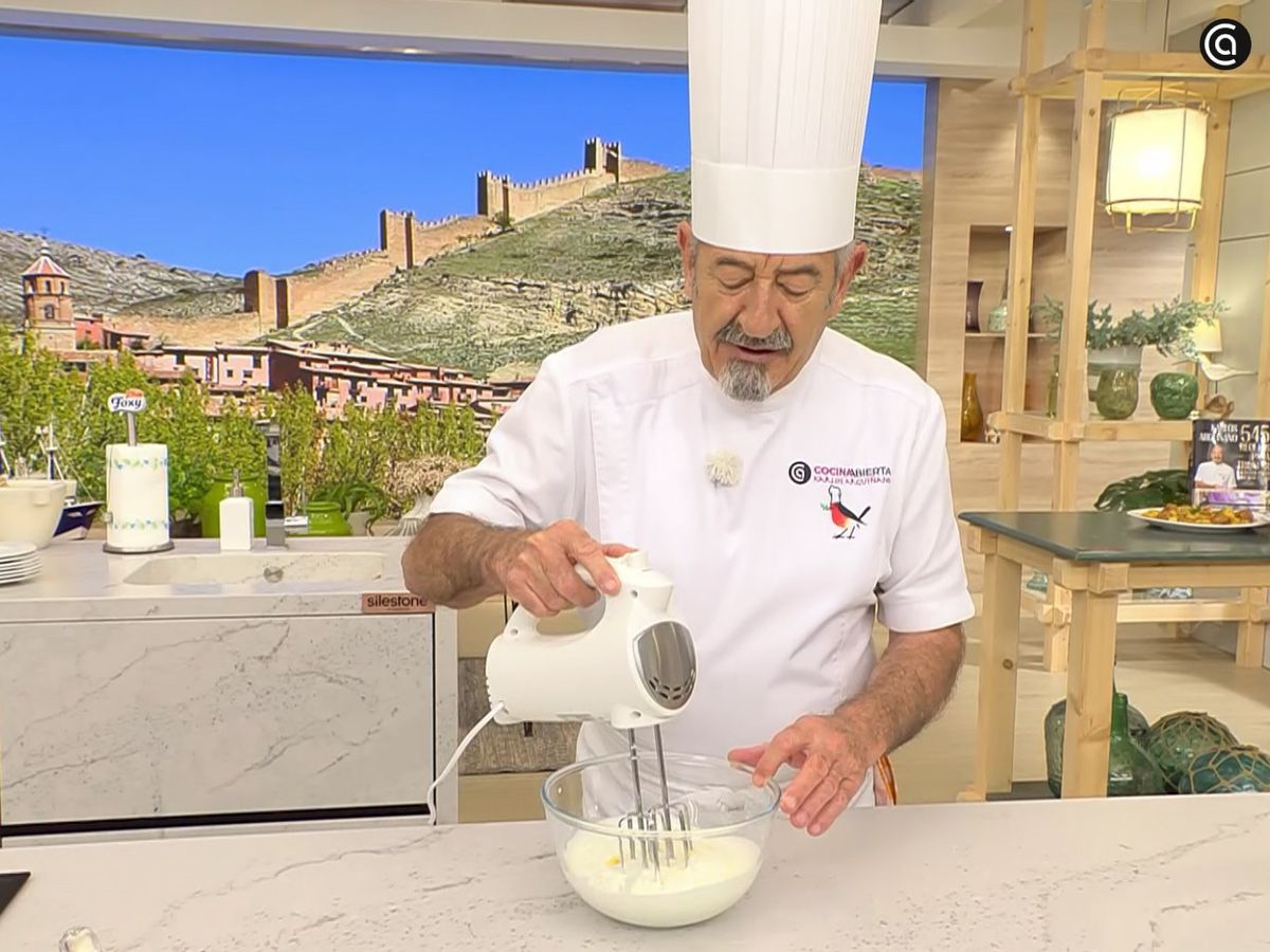 Mousse de frambuesas - paso 2