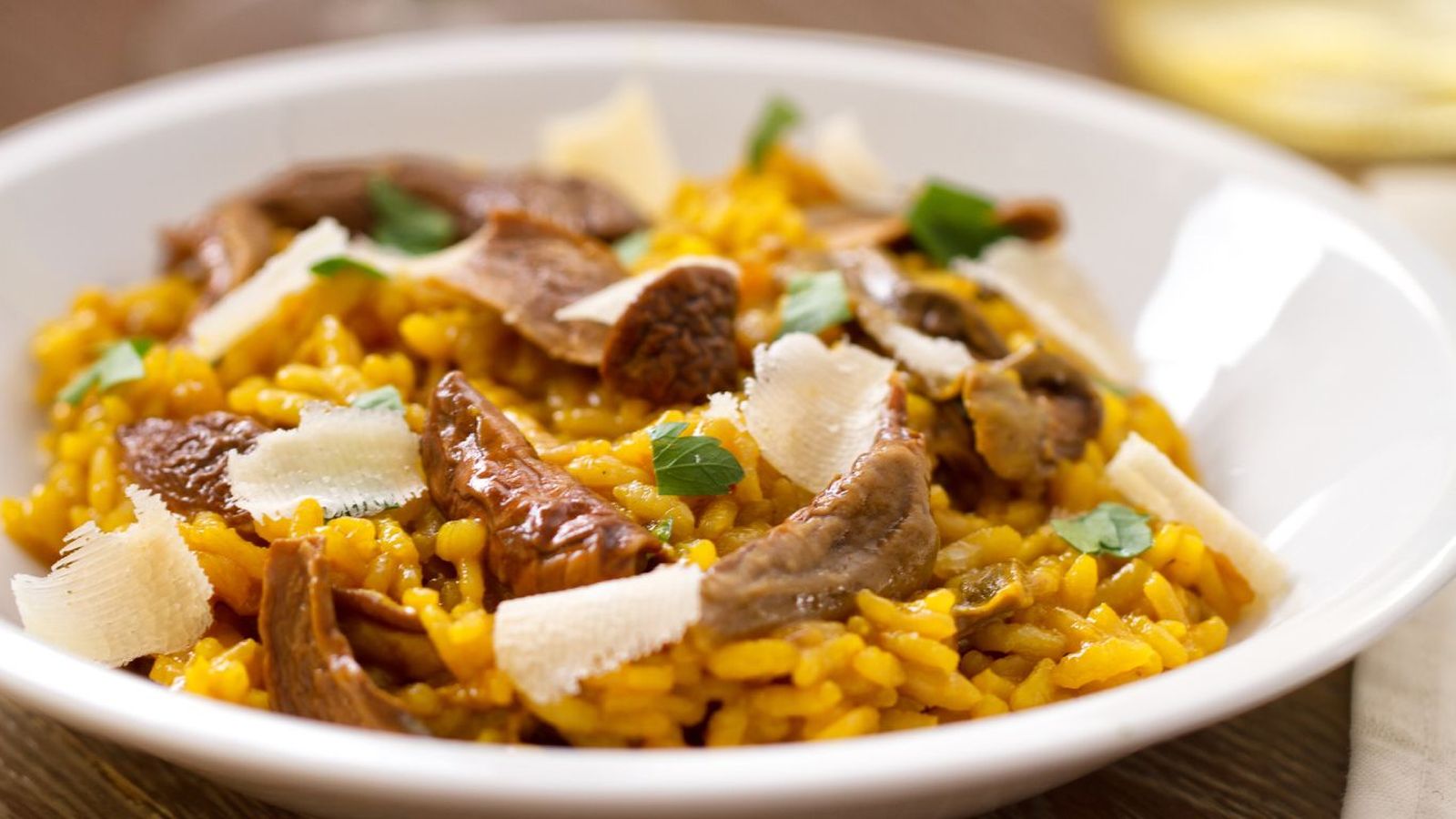 Arroz meloso con níscalos