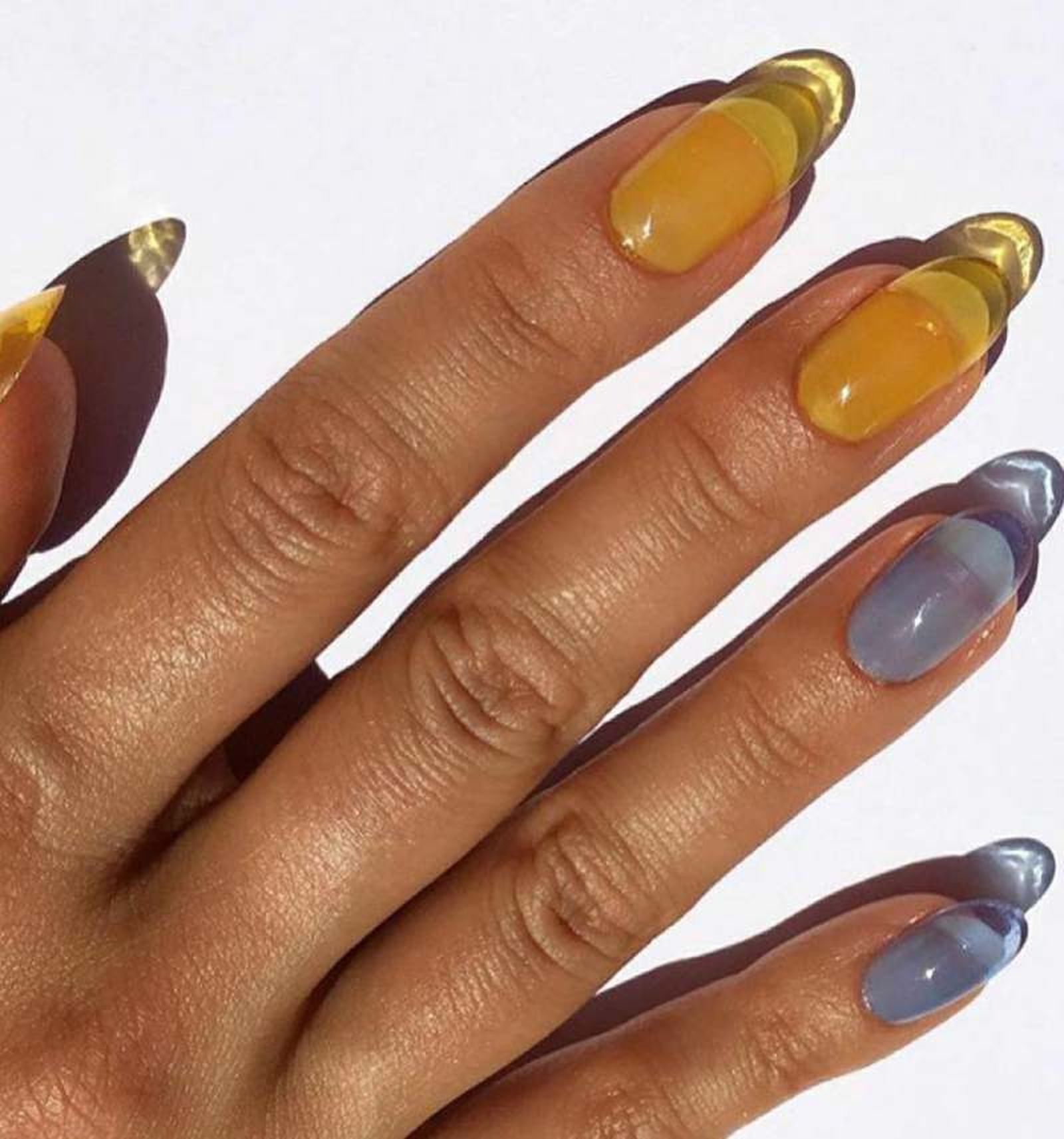 Uñas de gelatina en su versión larga
