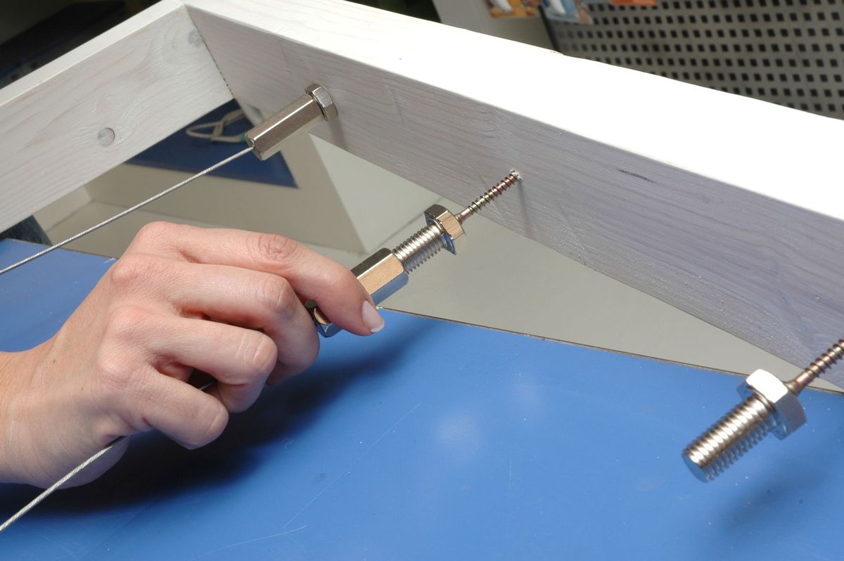 Cómo hacer un separador de ambientes con ramas paso 5