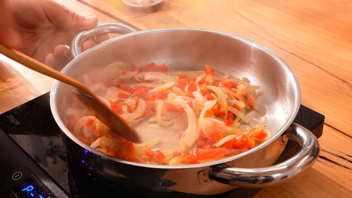 Frittata de verduras y queso de cabra   Paso 2