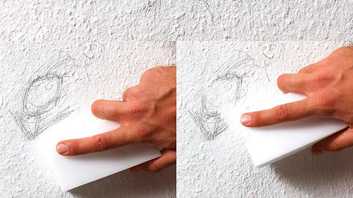 usos domesticos borrador magico limpieza paredes