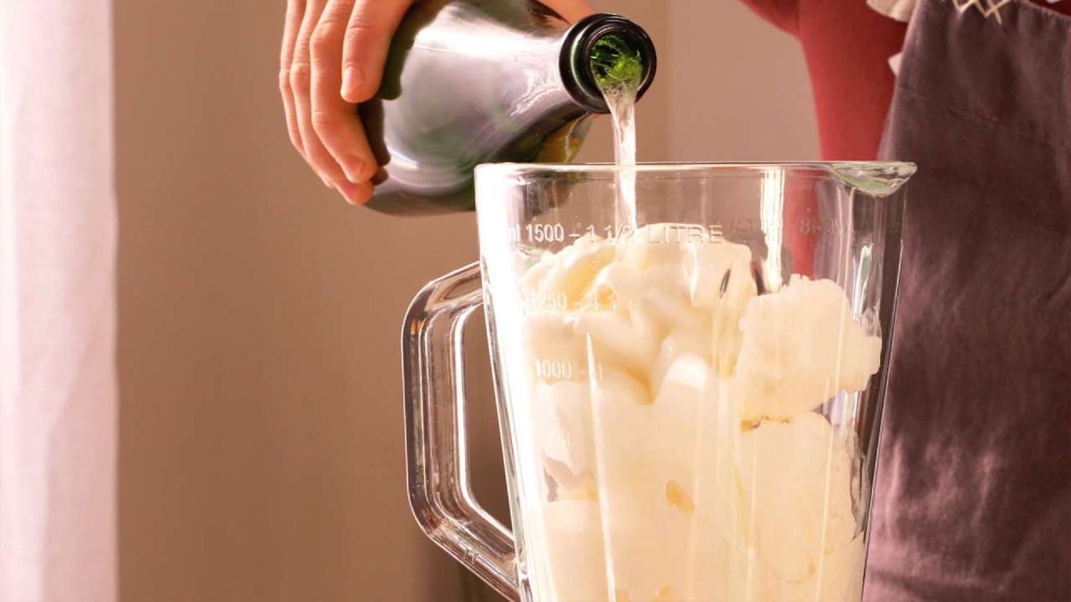 sorbete de limón  paso 1