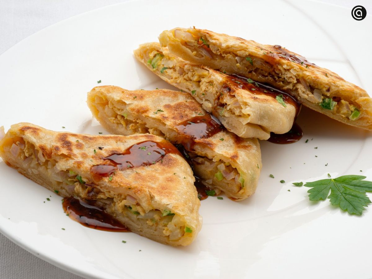 Murtabak de pollo, receta de Joseba Arguiñano