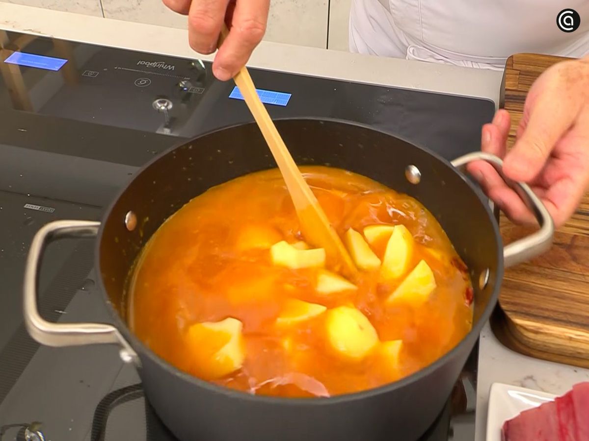Cocina las patatas durante 40 minutos