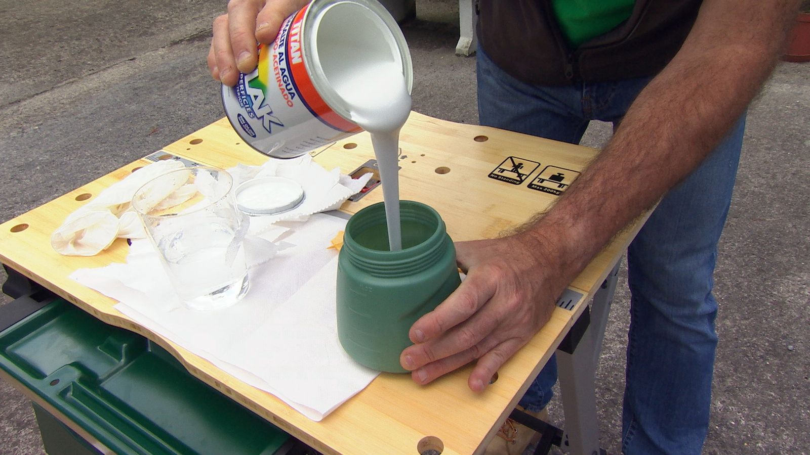 Cómo hacer mecedora colgante con un palé paso 7 Cómo hacer mecedora colgante con un palé paso 7