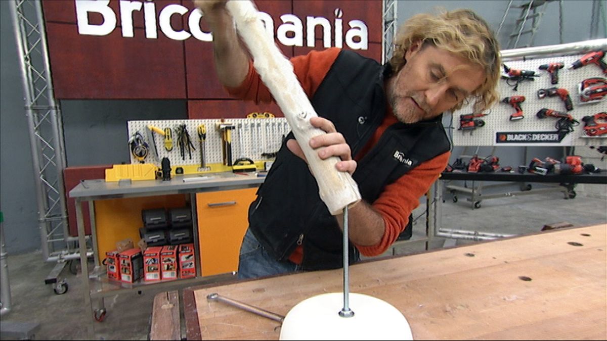 Tronco lámpara paso 14