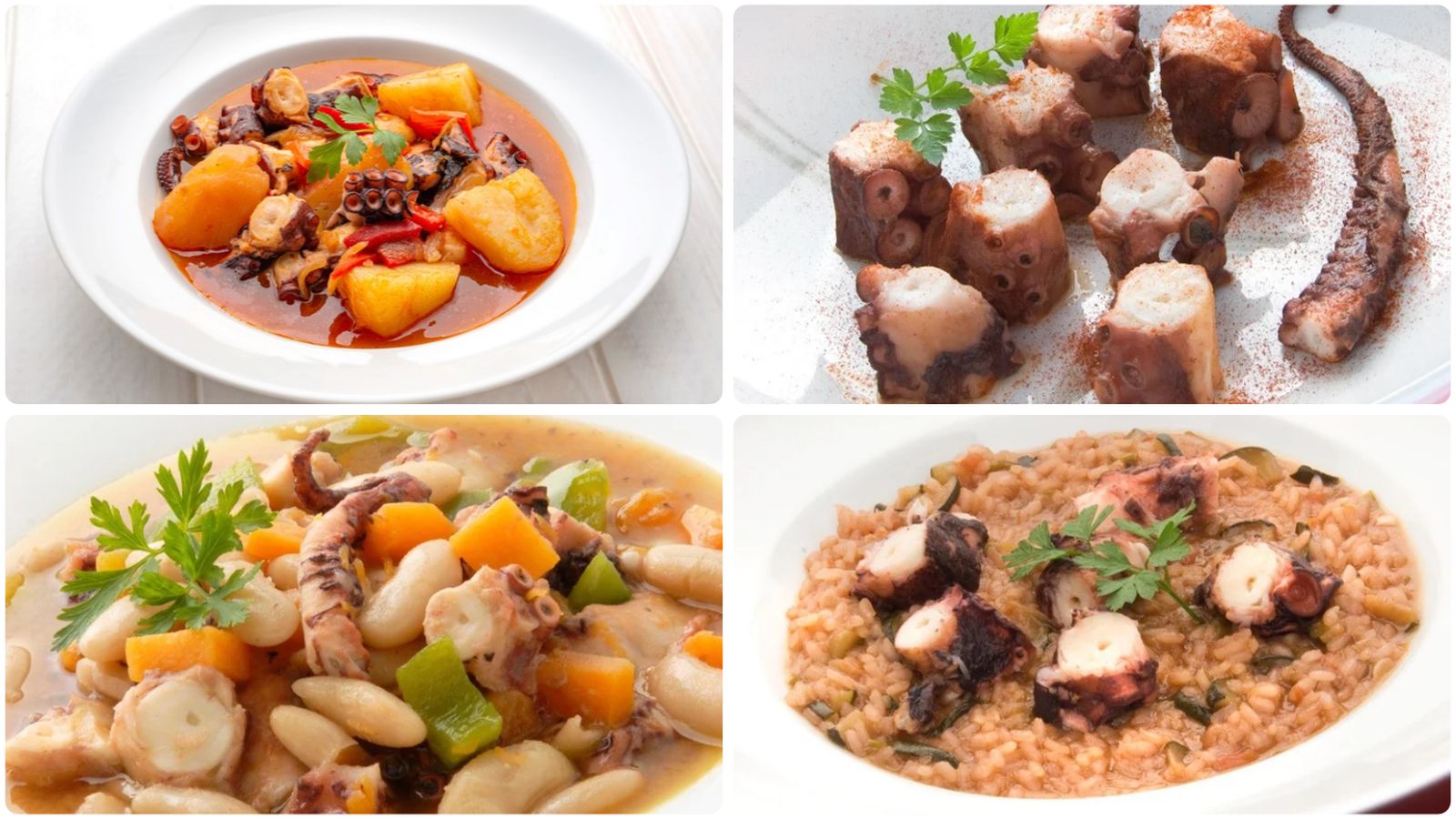 Una selección de recetas con pulpo fáciles y diferentes para salir de la rutina