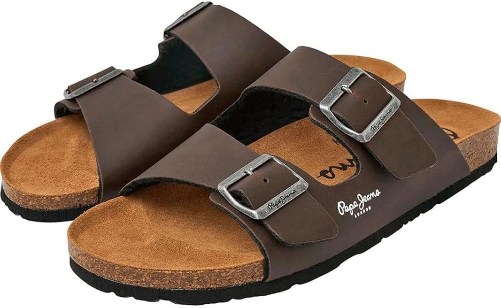 Sandalias de hombre de Pepe Jeans Bio M Suede 23 en marrón. Sandalias de hombre de Pepe Jeans Bio M Suede 23 en marrón.