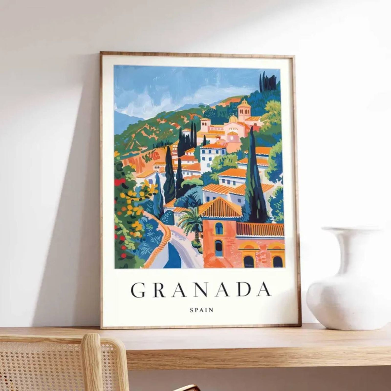 Print de Granada, España. Print de Granada, España.