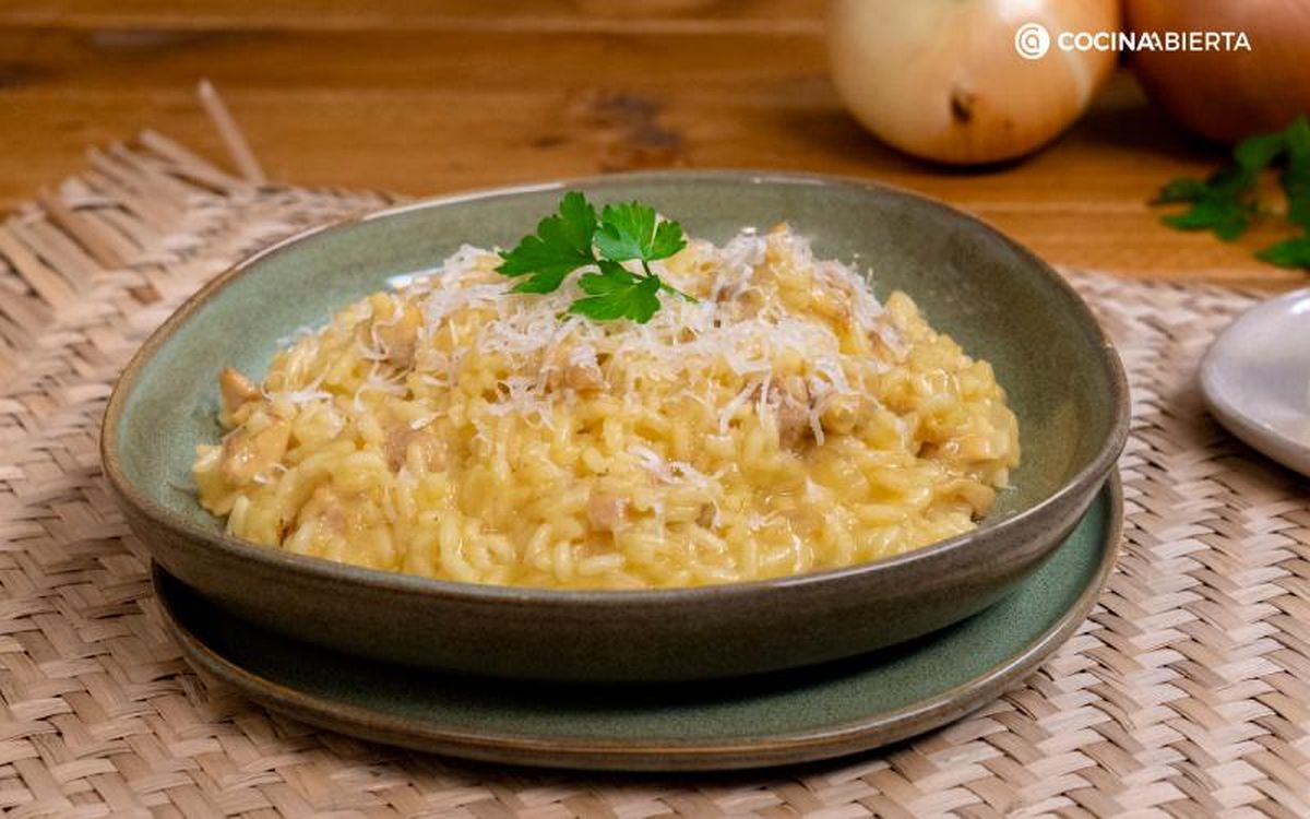 Risotto de pollo - paso 6