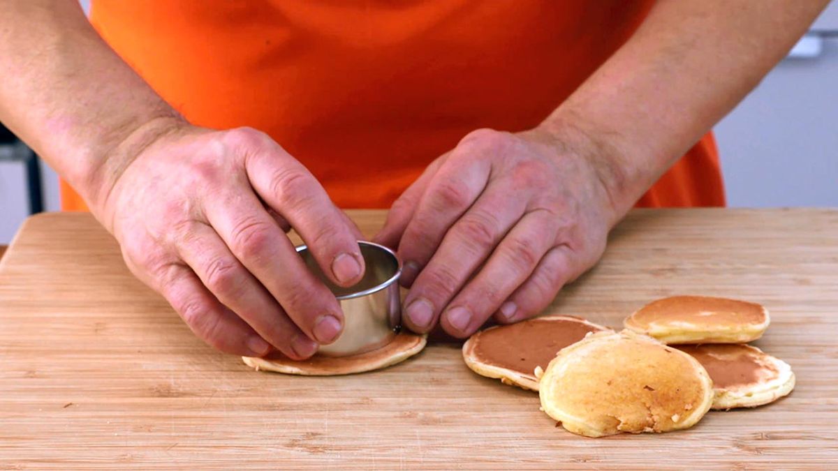 Surtido de blinis salados   paso 1