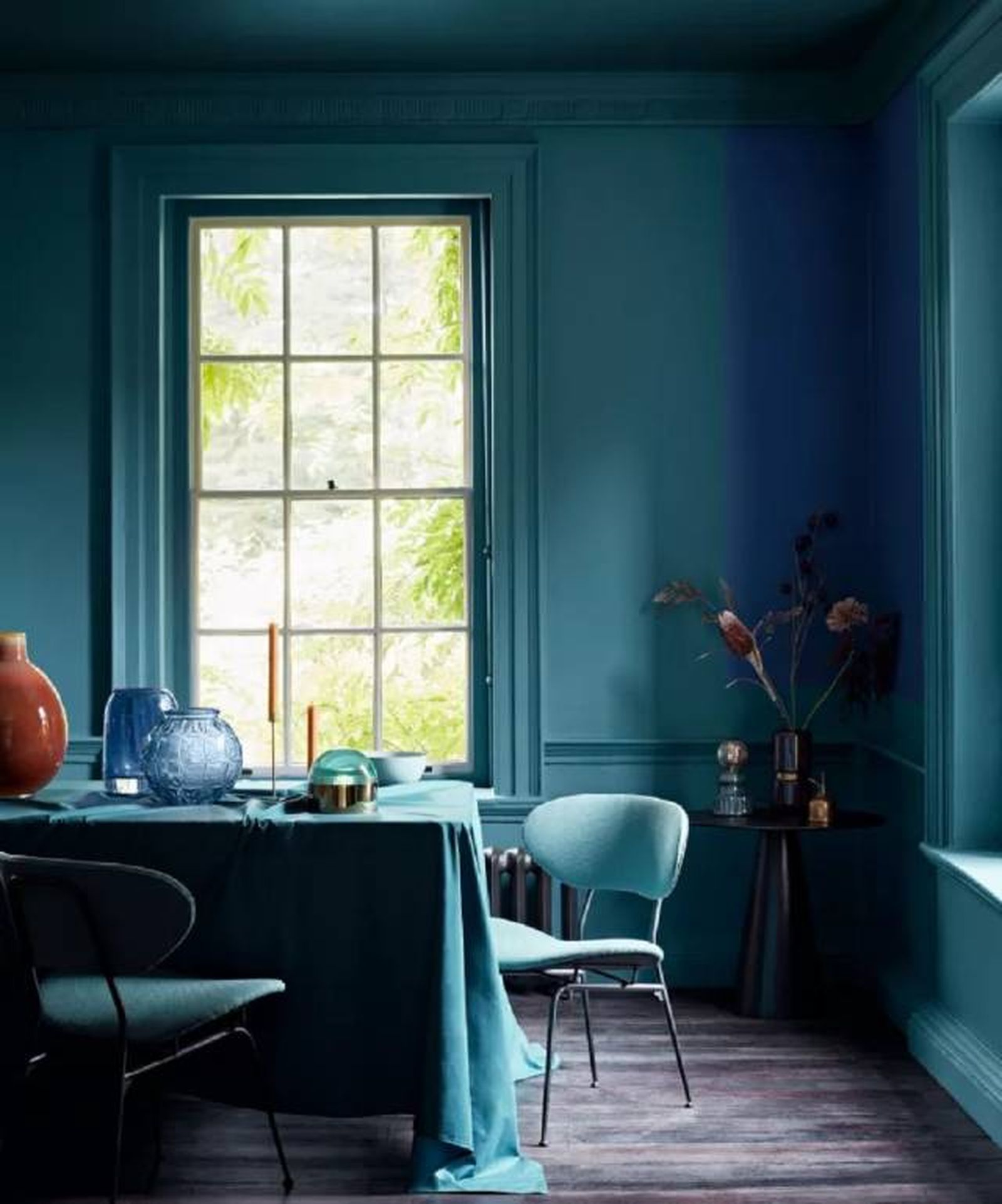 Color drenching tendencia decorativa para pintar la casa 3