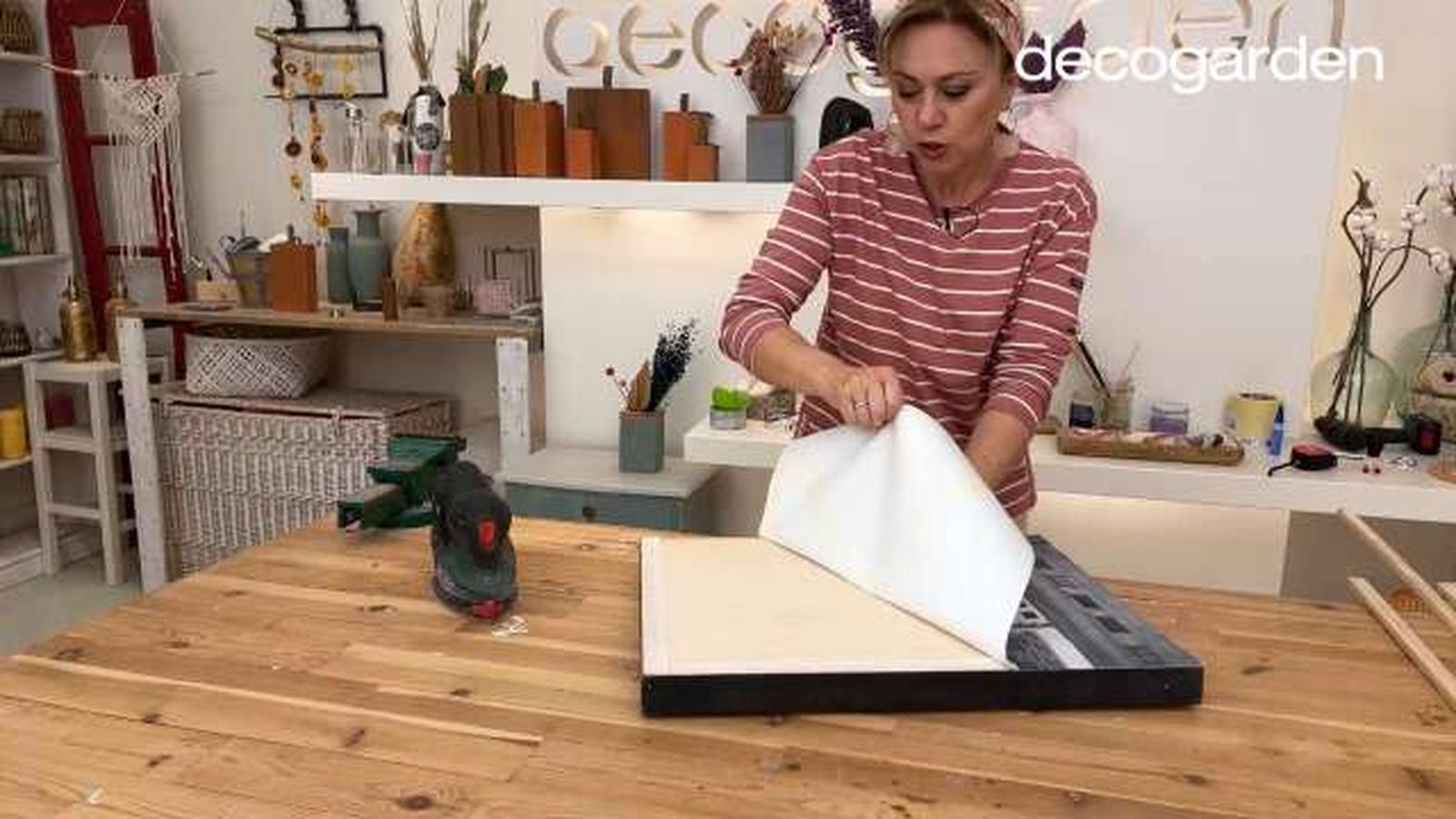organizador maquillaje reciclando lienzo paso 2 organizador maquillaje reciclando lienzo paso 2