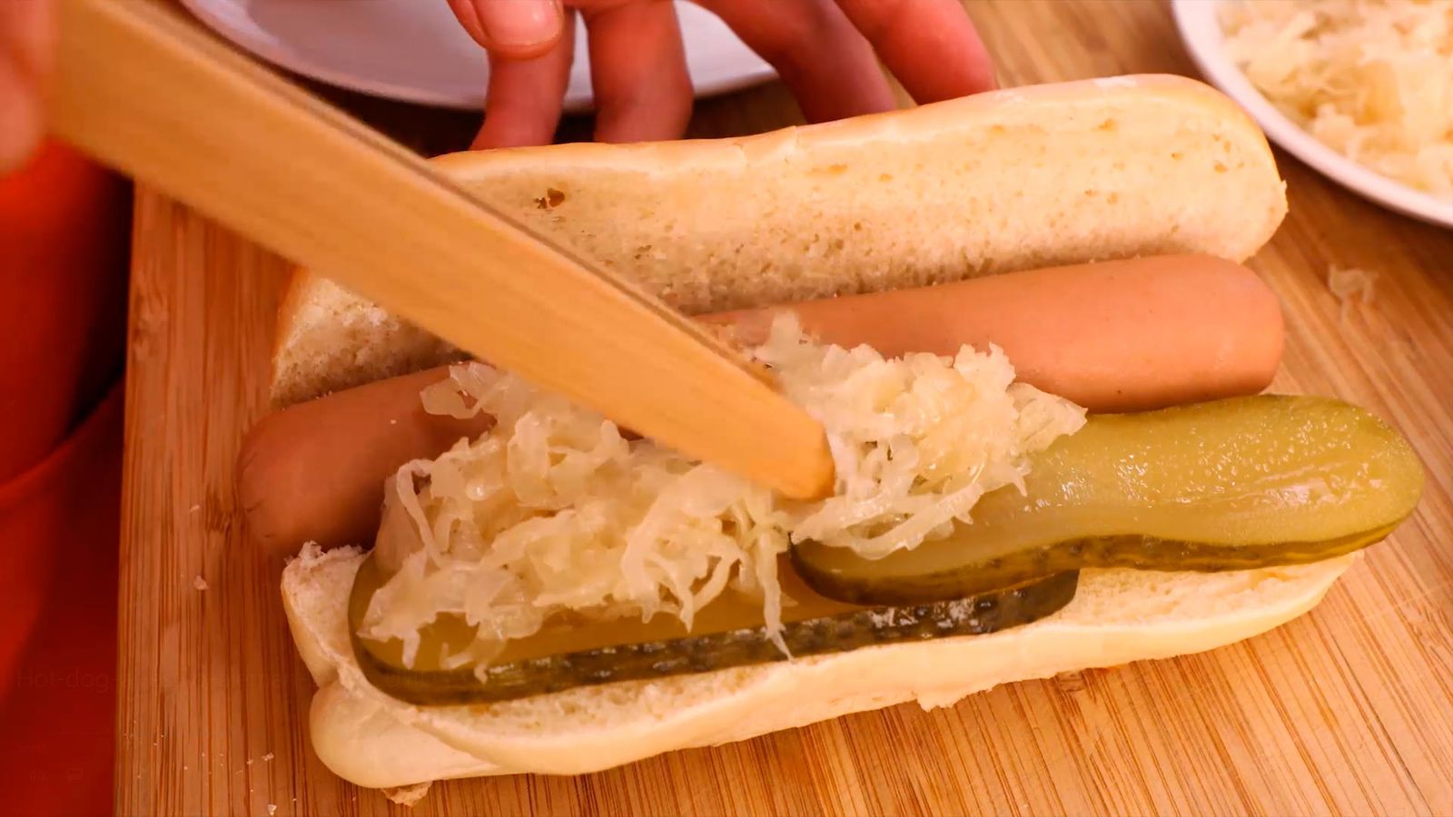 Receta de hot dog estilo alemán paso 4 Receta de hot dog estilo alemán paso 4