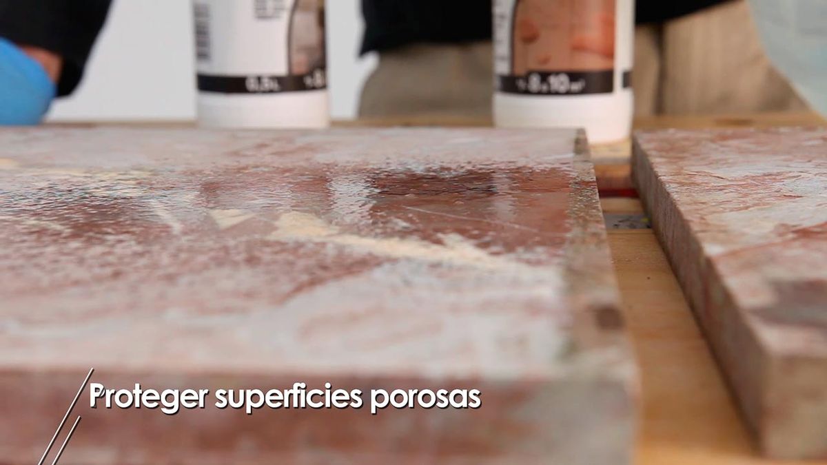 Como proteger superficies porosas paso 6
