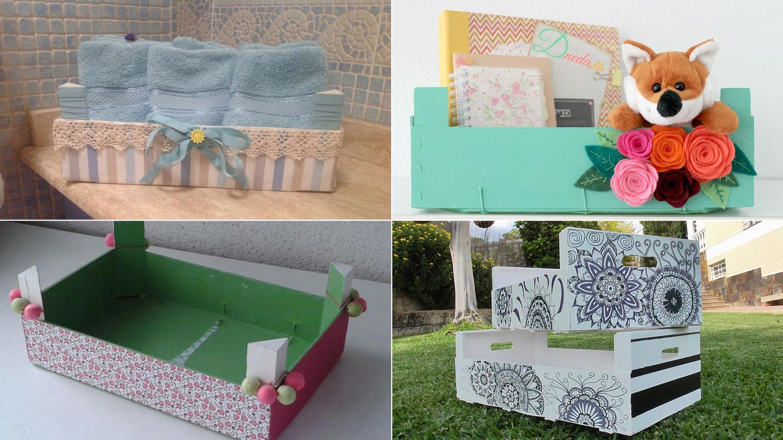 Ideas DIY para reciclar cajas de madera
