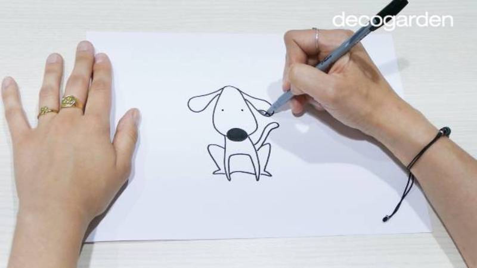 Paso 5 para dibujar un perro. Paso 5 para dibujar un perro.