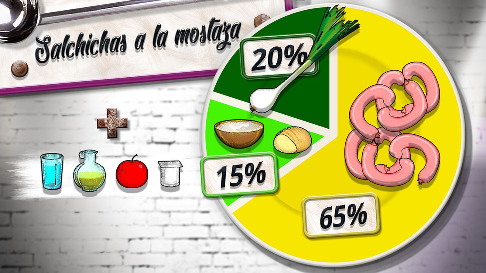 KARL6515 salchichas a la mostaza plato KARL6515 salchichas a la mostaza plato