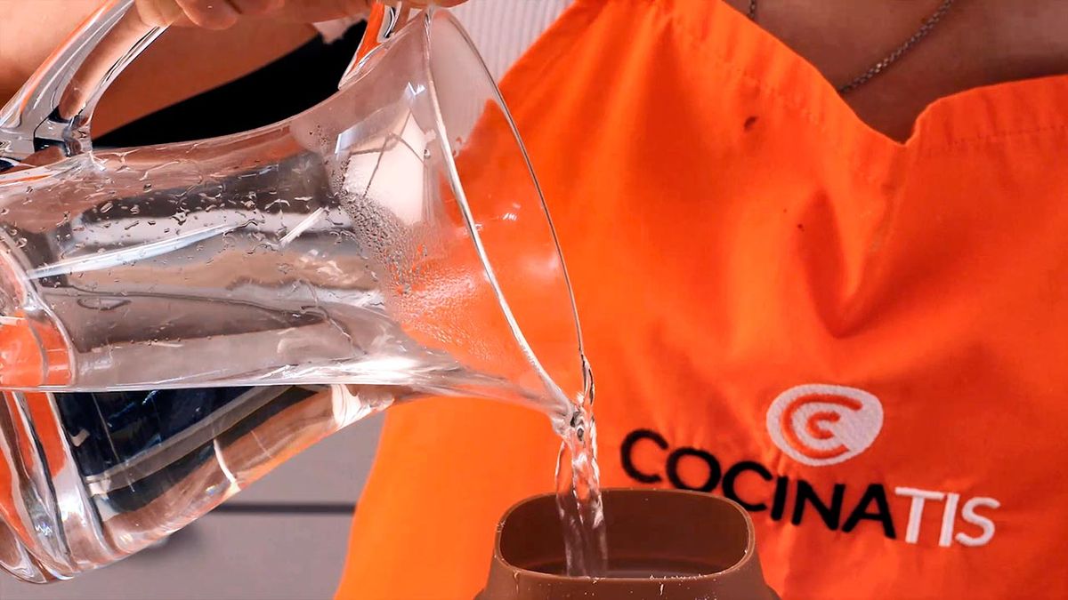 Receta de bebida de coco  paso 1