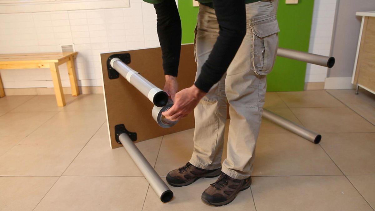 Hacer un rascador de gato paso 3