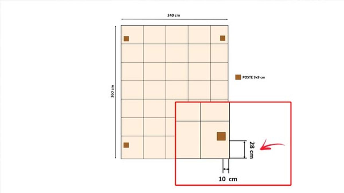 como instalar pergola de madera en kit nortene medidas
