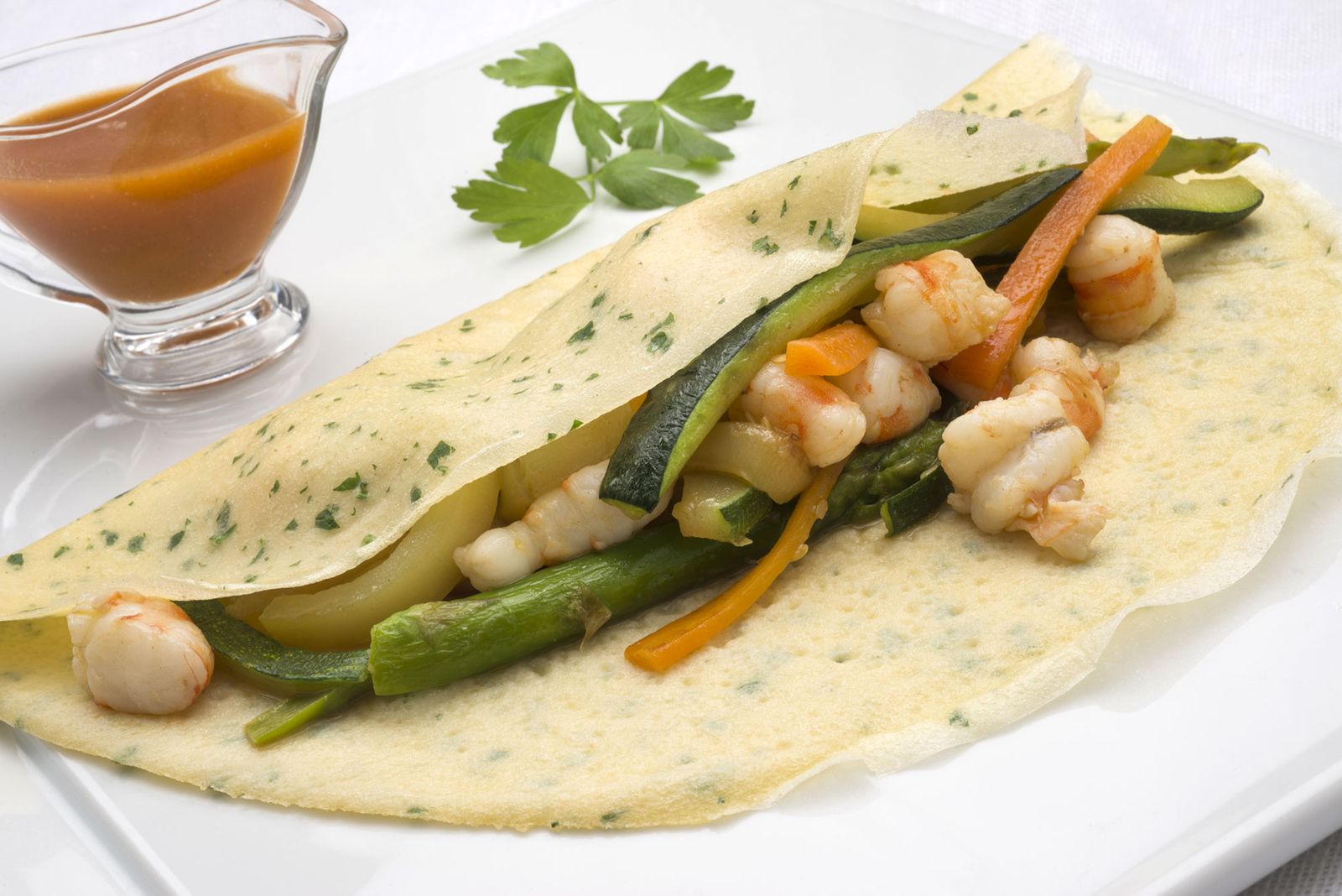 6134 1 Crepes de verduras y langostinos xl 6134 1 Crepes de verduras y langostinos xl
