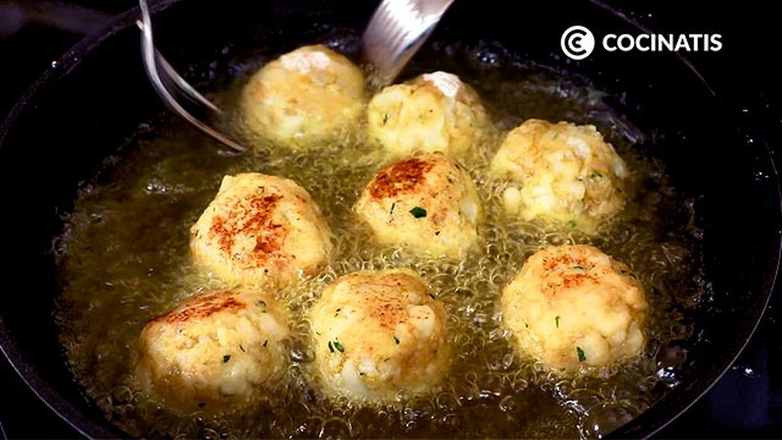 Receta de albóndigas de bacalao paso 4 Receta de albóndigas de bacalao paso 4