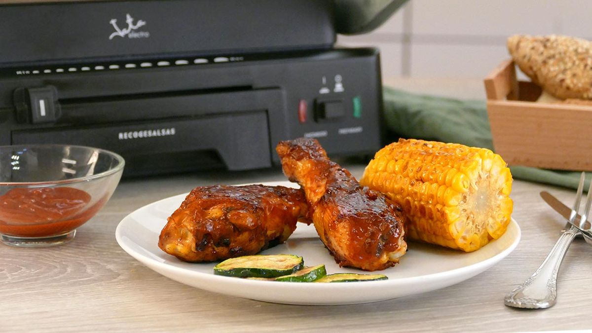 Receta de muslos de pollo con salsa barbacoa  paso 6