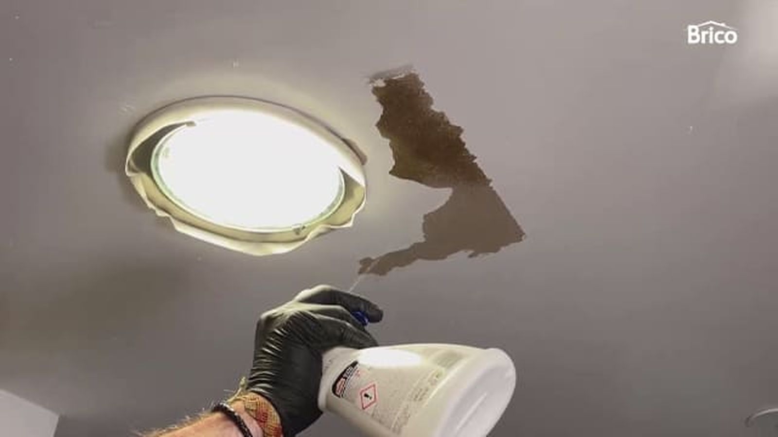 arreglar techo bano humedad desconchado paso 6 arreglar techo bano humedad desconchado paso 6
