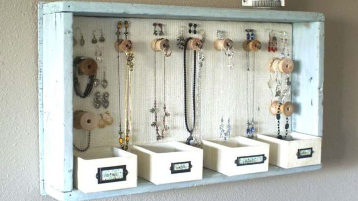 reciclar caja de vino convertirlo en joyero