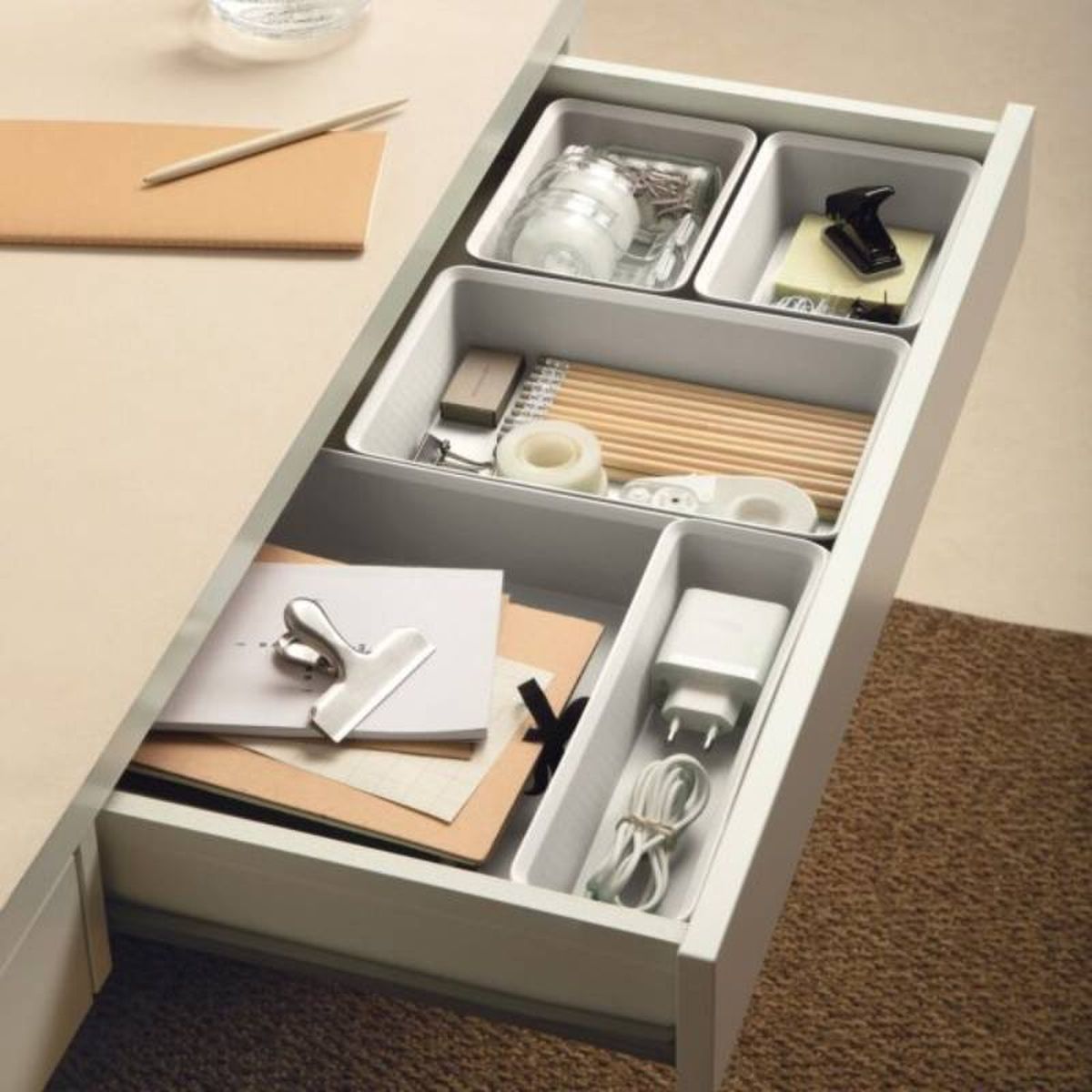 Cajón con organizadores de cajones Bohol de TATAY.