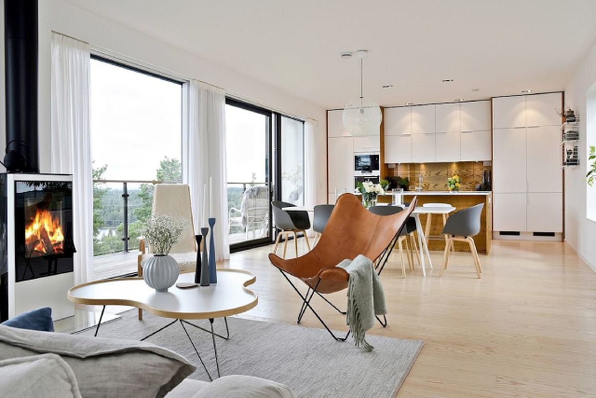 Cocinas pequeñas abiertas al salón espacios luminosos, versátiles y multifuncionales 9