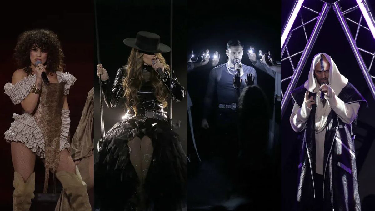 Los cuatro finalistas de la segunda semifinal del Benidorm Fest 2025 / Fotos: Rtve