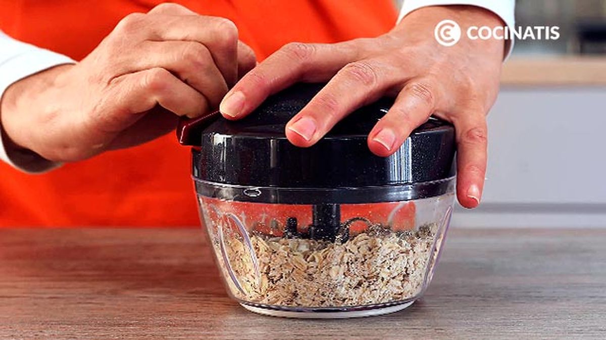 Receta de galletas de avena y plátano  paso 1