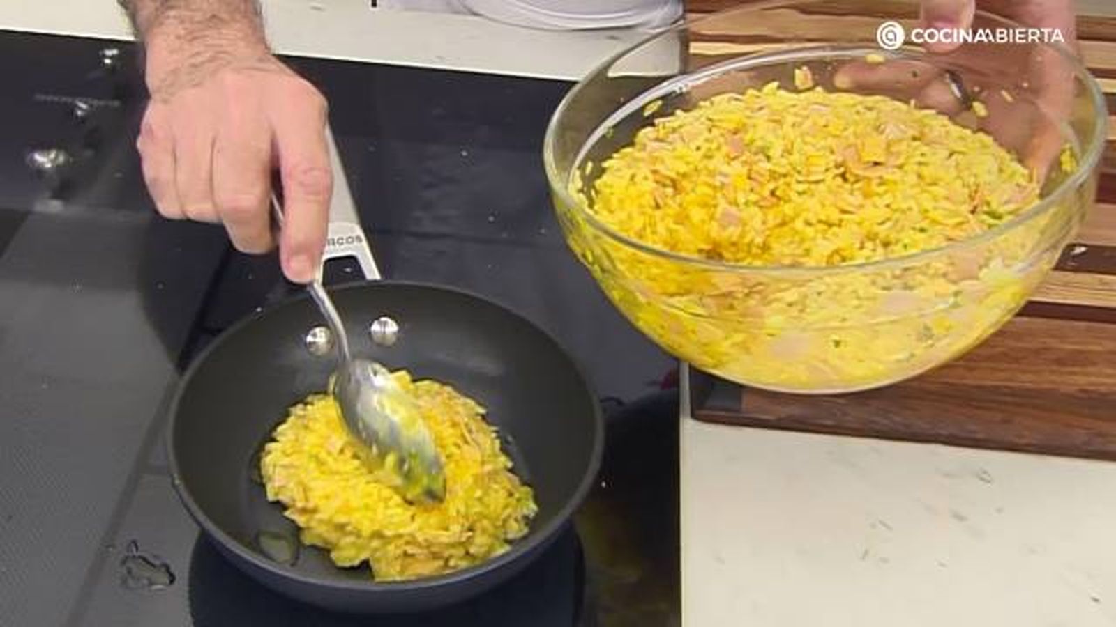 KARL7120 Tortilla arroz jamon queso paso 4 KARL7120 Tortilla arroz jamon queso paso 4