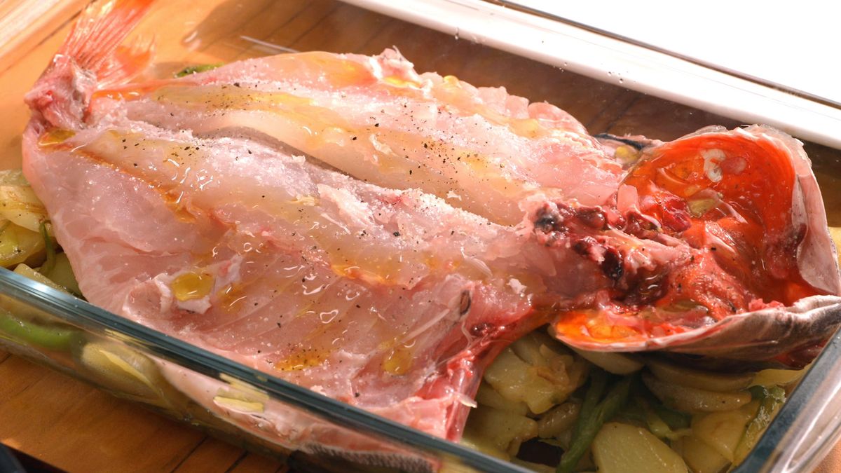 Besugo al horno  paso 4