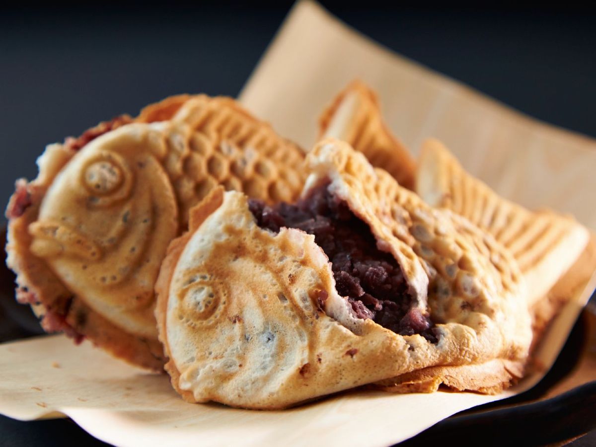 Taiyaki (pastelito coreano y japonés en forma de pez)