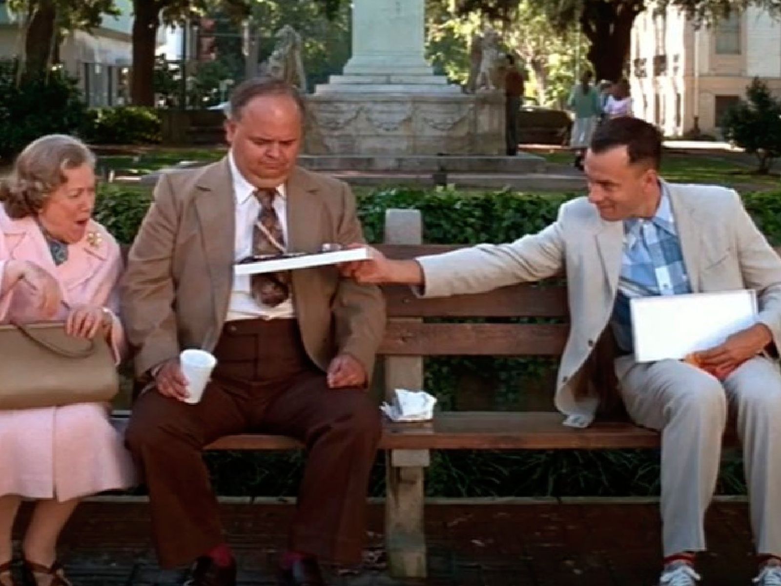 La caja de bombones es una de las escenas más recordadas de Forrest Gump La caja de bombones es una de las escenas más recordadas de Forrest Gump