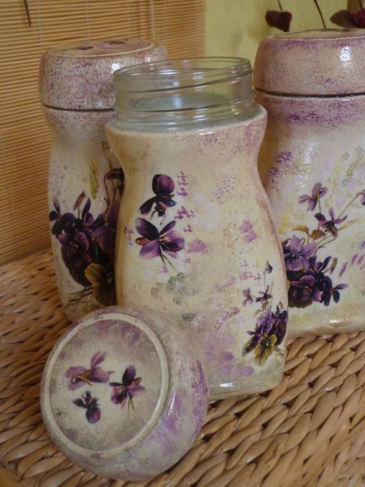 reutilizar bote nescafe decoupage pinterest Dale Detalles