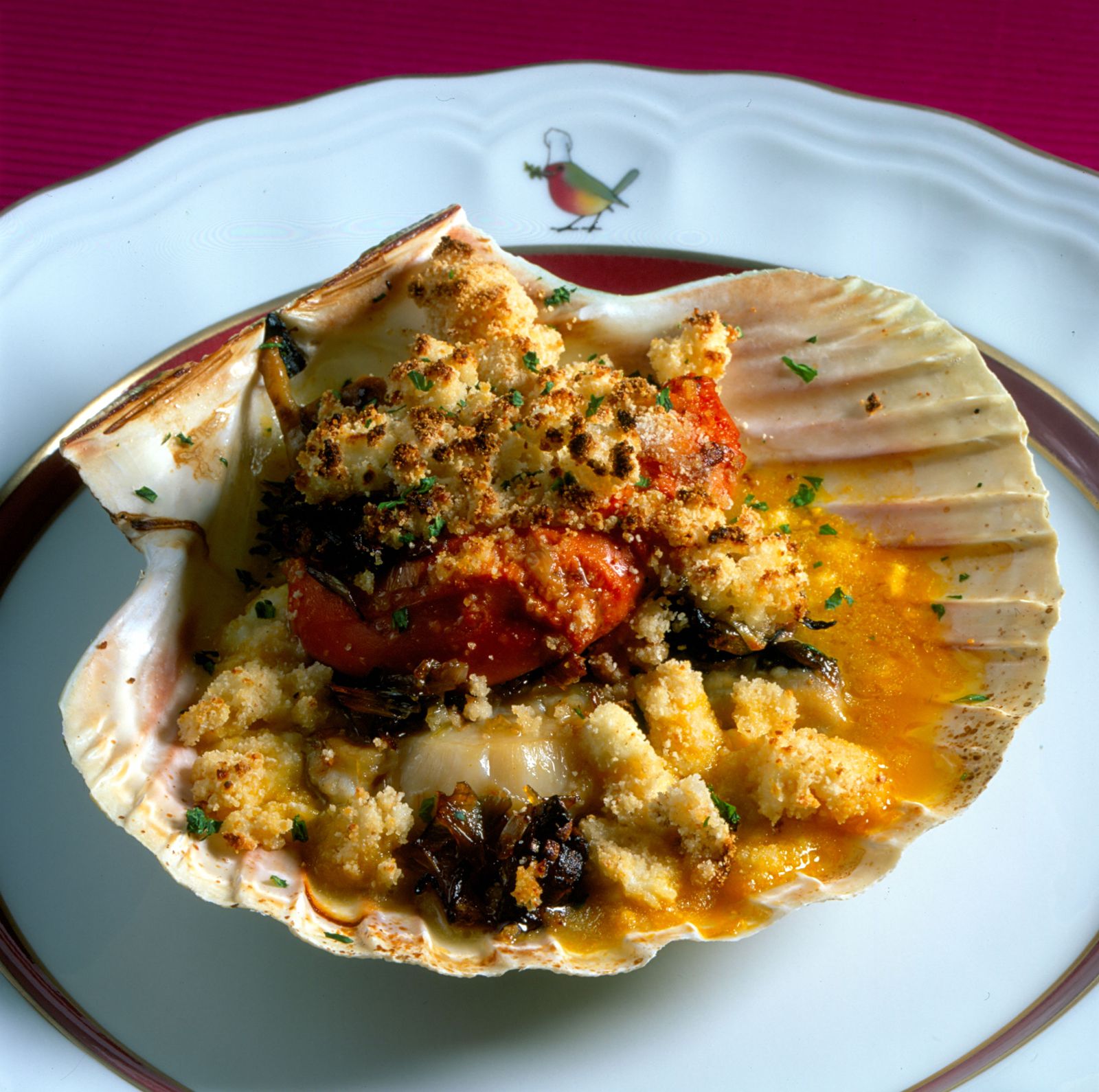 Moluscos al azafrán