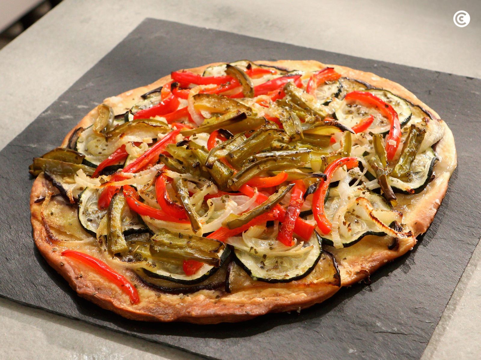 Receta de coca de verduras