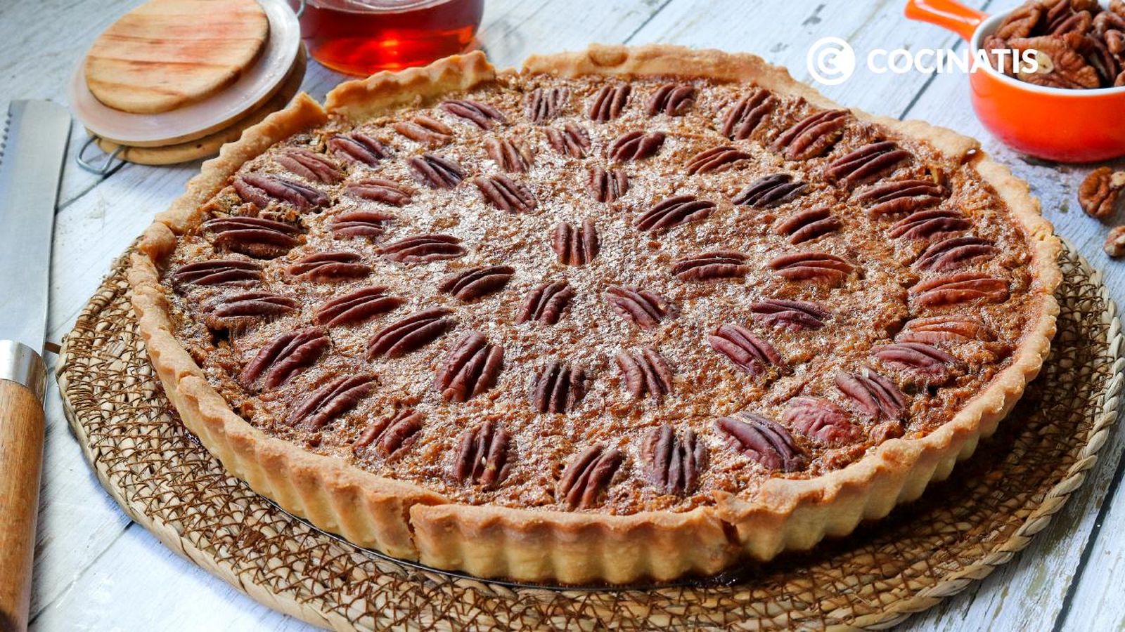 Tarta de nueces pecanas