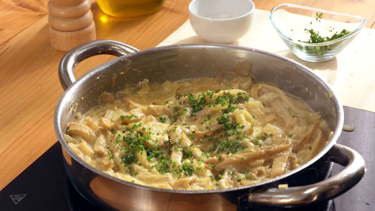 Receta revuelto de setas  paso 4