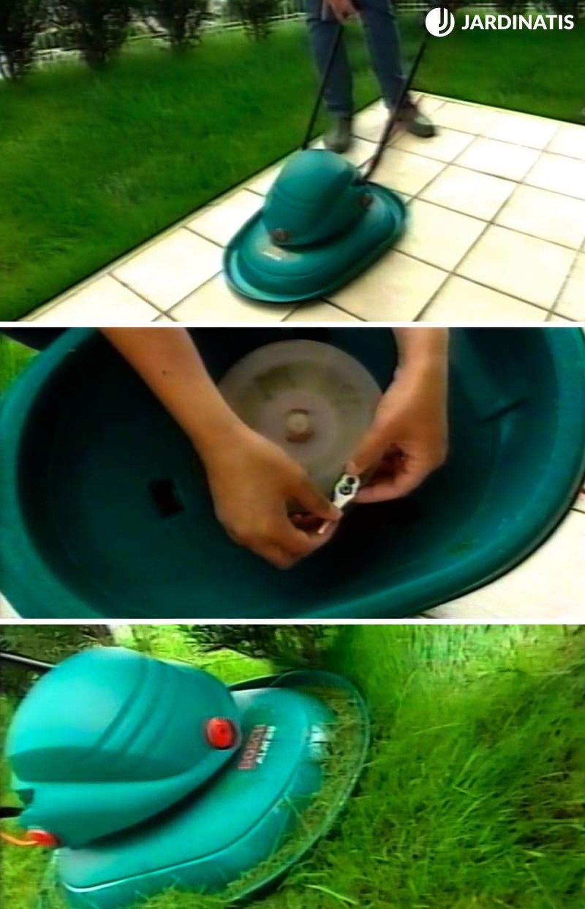 Paso a paso para usar un cortacésped aerostático