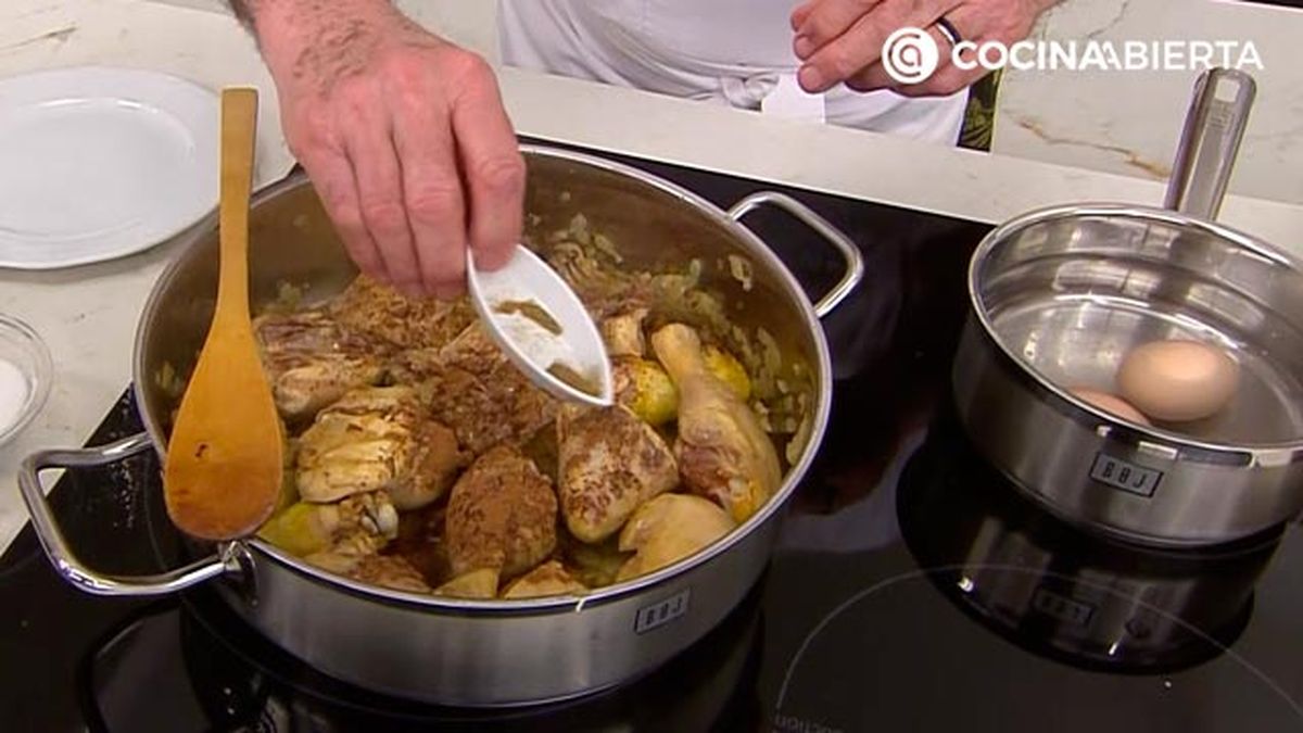 pollo en pepitoria receta tradicional karlos arguinano karl67360321 paso2