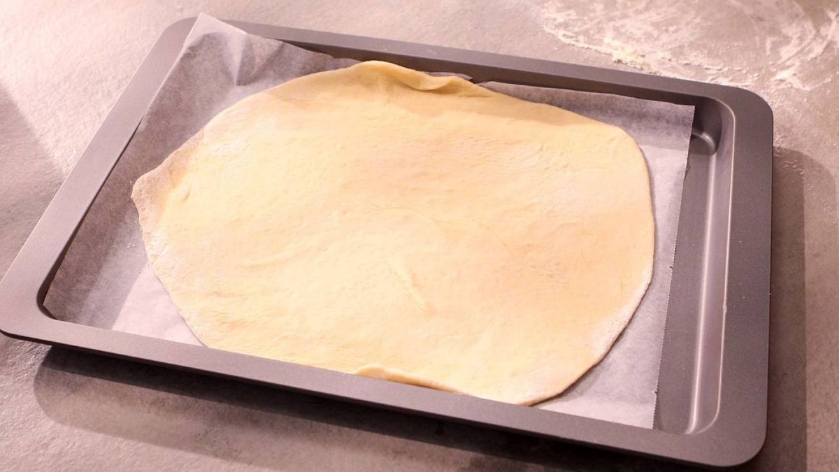 Masa de pizza casera   Paso 6